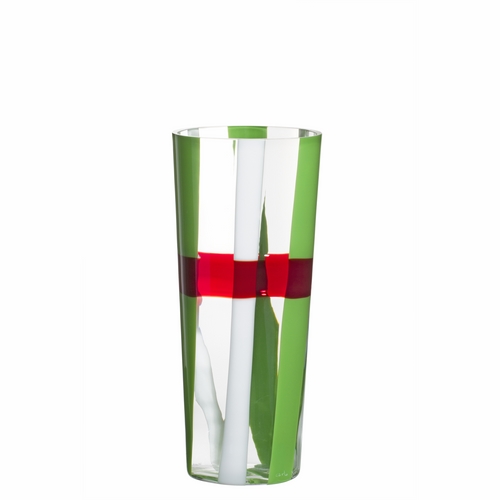 Vetro artigianale di Murano | TRONCOCONO VASO TRONCOCONO 3S (ITALIA) 1741/R.IT | Carlo Moretti TRONCOCONO VASO TRONCOCONO 3S (ITALIA) 1741/R.IT