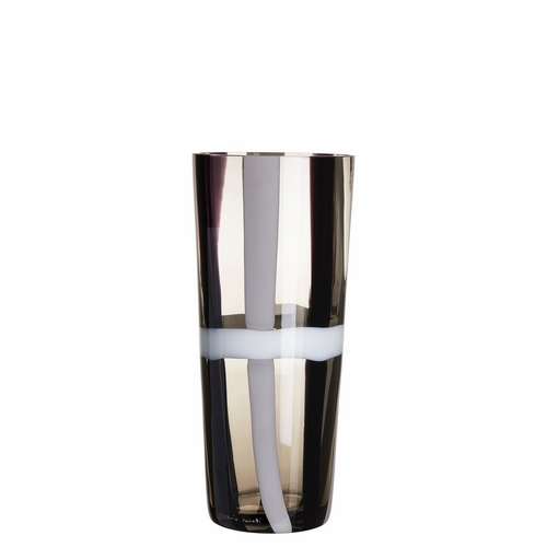 Vetro artigianale di Murano | TRONCOCONO VASO TRONCOCONO 3S (LA/NE/GR) 1741/R.LNG | Carlo Moretti TRONCOCONO VASO TRONCOCONO 3S (LA/NE/GR) 1741/R.LNG