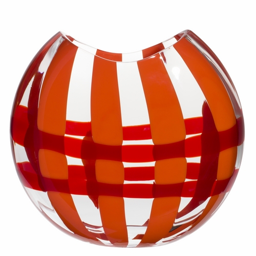 Vetro artigianale di Murano | SINGOLARI VASO ECLISSI 5S ED.LIM. 1/111 (CR/RS/AR) 1750.G | Carlo Moretti SINGOLARI VASO ECLISSI 5S ED.LIM. 1/111 (CR/RS/AR) 1750.G