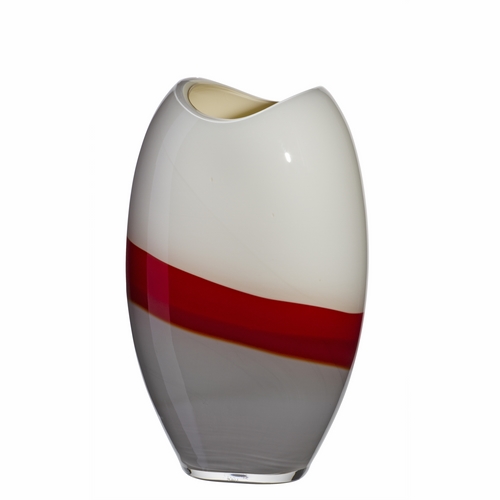 Vetro artigianale di Murano | SINGOLARI VASO ELLISSE 4S ED.LIM. 1/111 (GR/RS/AV) 1751/M.DN | Carlo Moretti SINGOLARI VASO ELLISSE 4S ED.LIM. 1/111 (GR/RS/AV) 1751/M.DN
