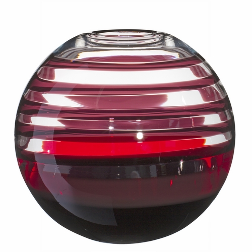 Vetro artigianale di Murano | SINGOLARI VASO SFERA 5S ED.LIM. 1/300 Ø 30 (ORBITA) 1756.A | Carlo Moretti SINGOLARI VASO SFERA 5S ED.LIM. 1/300 Ø 30 (ORBITA) 1756.A