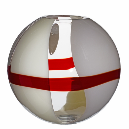 Vetro artigianale di Murano | SINGOLARI VASO SFERA 5S ED.LIM. 1/111 Ø 30 (GR/RS/AV) 1756.CN | Carlo Moretti SINGOLARI VASO SFERA 5S ED.LIM. 1/111 Ø 30 (GR/RS/AV) 1756.CN