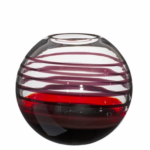 Vetro artigianale di Murano | SINGOLARI VASO SFERA 4S ED.LIM. 1/111 Ø 25 (ORBITA) 1756/M.A | Carlo Moretti SINGOLARI VASO SFERA 4S ED.LIM. 1/111 Ø 25 (ORBITA) 1756/M.A