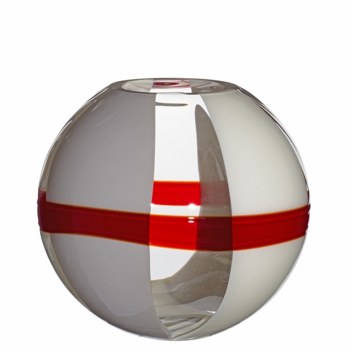 Vetro artigianale di Murano | SINGOLARI VASO SFERA 4S ED.LIM. 1/111 Ø 25 (GR/RS/AV) 1756/M.CN | Carlo Moretti SINGOLARI VASO SFERA 4S ED.LIM. 1/111 Ø 25 (GR/RS/AV) 1756/M.CN