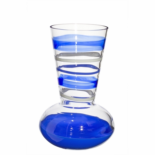 Vetro artigianale di Murano | SINGOLARI VASO TRONCOSFERA 4S ED.LIM. 1/111 (ST.TROPEZ) 1799/M.ST | Carlo Moretti SINGOLARI VASO TRONCOSFERA 4S ED.LIM. 1/111 (ST.TROPEZ) 1799/M.ST
