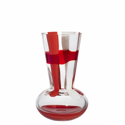 Vetro artigianale di Murano | SINGOLARI VASO TRONCOSFERA 3S ED.LIM. 1/111 (SCOZIA) 1799/R.K | Carlo Moretti SINGOLARI VASO TRONCOSFERA 3S ED.LIM. 1/111 (SCOZIA) 1799/R.K