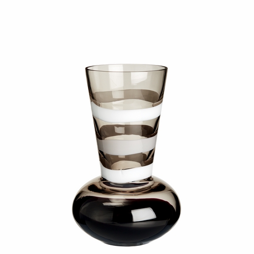 Vetro artigianale di Murano | SINGOLARI VASO TRONCOSFERA 3S ED.LIM. 1/111 (LA/NE/GR) 1799/R.LNG | Carlo Moretti SINGOLARI VASO TRONCOSFERA 3S ED.LIM. 1/111 (LA/NE/GR) 1799/R.LNG