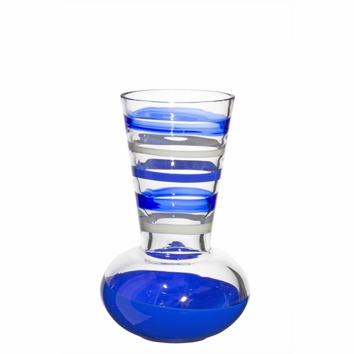 Vetro artigianale di Murano | SINGOLARI VASO TRONCOSFERA 3S ED.LIM. 1/111 (ST.TROPEZ) 1799/R.ST | Carlo Moretti SINGOLARI VASO TRONCOSFERA 3S ED.LIM. 1/111 (ST.TROPEZ) 1799/R.ST