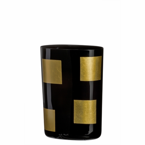 Vetro artigianale di Murano | APPLICAZIONI VASO MOSAICO 3S-VASO 734.N.ORO | Carlo Moretti APPLICAZIONI VASO MOSAICO 3S-VASO 734.N.ORO