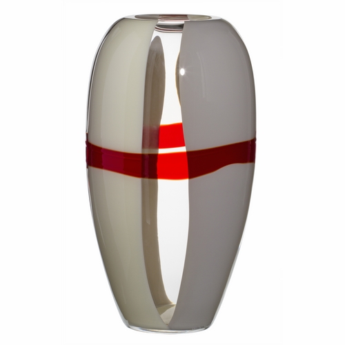Vetro artigianale di Murano | SINGOLARI VASO OGIVA 5S ED.LIM. 1/111 (GR/AV/RS) 7780.CN | Carlo Moretti SINGOLARI VASO OGIVA 5S ED.LIM. 1/111 (GR/AV/RS) 7780.CN