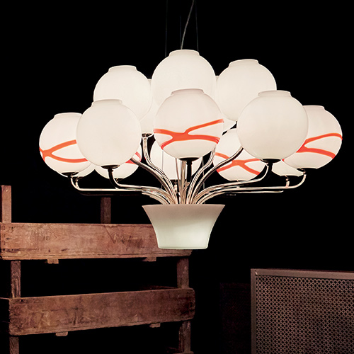 BOBLU LAMP. SOSPENSIONE BOBLU SOSP. 15 LUCI LA/RS 801.810.F